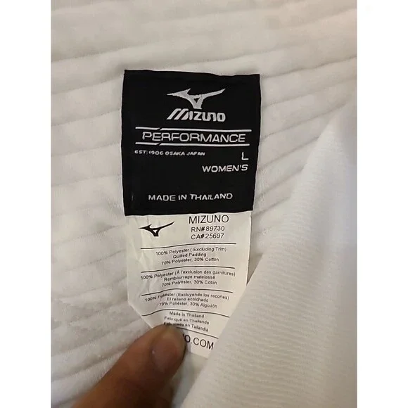 Mizuno Performance Women’s Softball Pants L White Belted waist - Picture 5 of 11